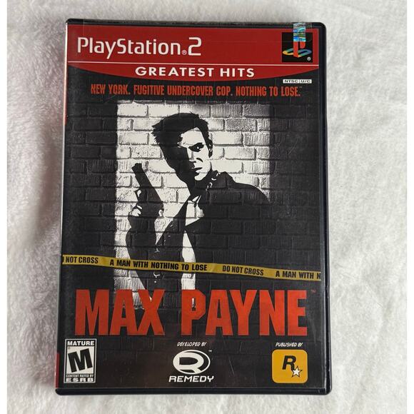 Max Payne Greatest Hits (PS2, 2002) Complete CIB Rockstar Remedy Tested & Works - Picture 1 of 9